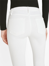 FRAME LE CROP FLARE BEYAZ JEANS 