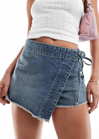 FREE PEOPLE EMMY DENİM ŞORT ETEK