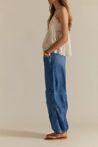FREE PEOPLE LOGAN CİNCHED CARGO JEANS
