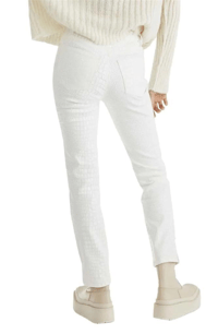 FREE PEOPLE LYDİA SNAKE SUNİ DERİ STRAİGHT JEANS