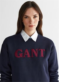 GANT LACİVERT SWEATSHİRT 