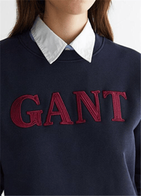 GANT LACİVERT SWEATSHİRT 