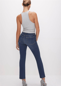 GOOD AMERİCAN GOOD STRAİGHT MAVİ JEANS 