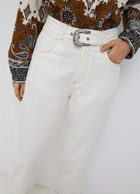 LUİ JO KEMERLİ BEYAZ JEANS