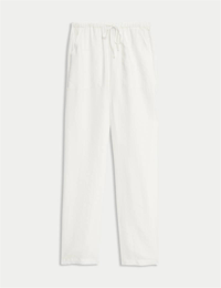M&S KETEN PANTOLON BEYAZ 