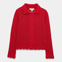 M&S TRİKO KIRMIZI HIRKA 