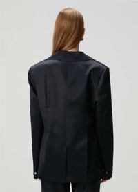PCFG SİYAH SATEN BLAZER CEKET
