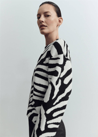 PROMOD ZEBRA DESEN TRİKO