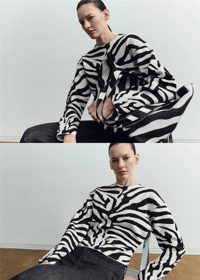 PROMOD ZEBRA DESEN TRİKO