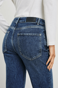 RAİLS THE SUNSET CROP HİGH RİSE CROP FLARE JEANS
