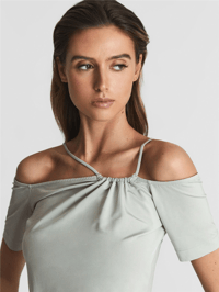 REİSS OFF SHOULDER MİNT BLUZ