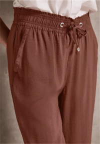 STREETONE VİSKON PANTOLON KAHVE 