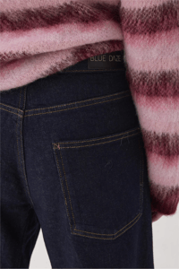 SUMMUM BLUE DAZE BARREL JEANS 
