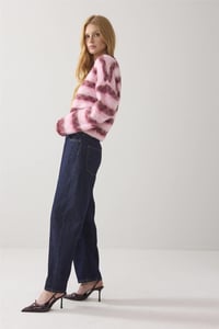SUMMUM BLUE DAZE BARREL JEANS 
