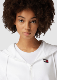 TOMMY JEANS BEYAZ KAPÜŞONLU