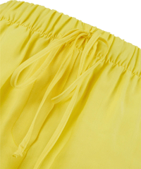TWİST BAĞLAMALI ŞORT FISTIK YEŞİLİ