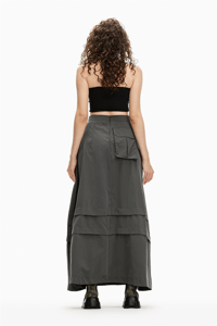 VİADELLEROSE CARGO MAXİ HAKİ ETEK 