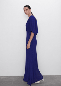 ZARA MOR MAXİ IŞILTILI ELBİSE