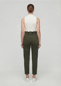 ZARA PAPERBAG HAKİ JEANS