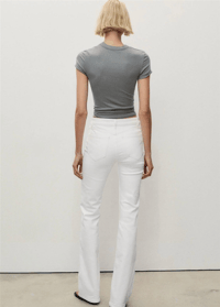 ZAROLİ FLARE JEANS BEYAZ