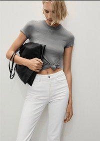 ZAROLİ FLARE JEANS BEYAZ