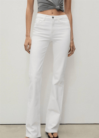 ZAROLİ FLARE JEANS BEYAZ
