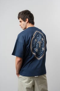 ODTN işleme Lacivert Tshirt