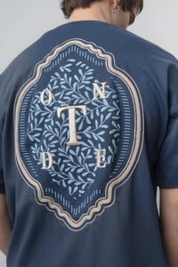 ODTN işleme Lacivert Tshirt