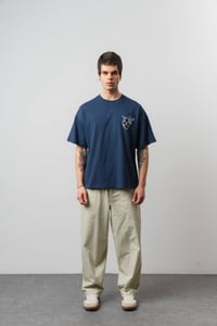 ODTN işleme Lacivert Tshirt