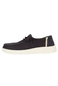 Hey Dude Wendy Espadrille Woven Siyah Kadın Günlük Ayakkabı