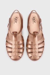 Igor BB340 BIARRITZ SHINY METAL Bronz Kadın Sandalet