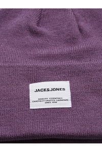 Jack&Jones JACLONG KNIT BEANIE NOOS Mor Erkek Bere