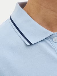 Jack&Jones JJHUDSON POLO SS Mavi Erkek Gömlek 12269238