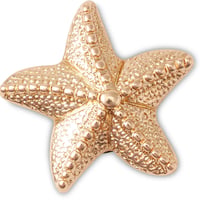 Jibbitz Gold Star Fish Gold Terlik & Çanta Süsü