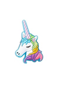 Jibbitz Lights Up Unicorn Gümüş Terlik & Çanta Süsü