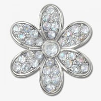 Jibbitz Silver Mnchrm Daisy 1 Gümüş Terlik & Çanta Süsü