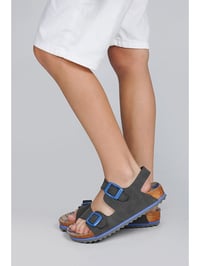 Jump JUMP 50023 ÇİFT TOKALI Antrasit Unisex Çocuk Sandalet