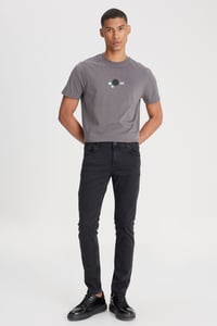 Lee Malone Skinny Jean Pantolon Siyah Erkek Kot Pantolon L736PJBT