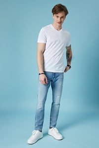 Loft LF 2029279 M TSS Beyaz Erkek T-Shirt LF2029279