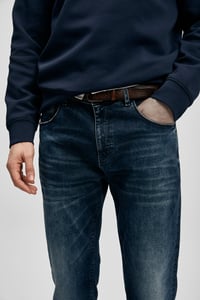 Lufian BENEDIC Lacivert Erkek Kot Pantolon 111200222