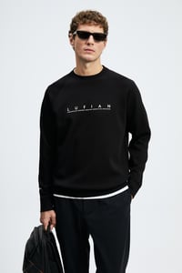 Lufian COOPER Siyah Erkek Sweatshirt 112030198