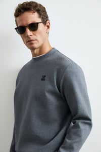 Lufian GRAND Gri Erkek Sweatshirt 112030192