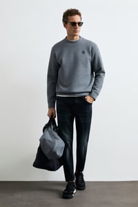 Lufian GRAND Gri Erkek Sweatshirt 112030192