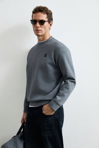 Lufian GRAND Gri Erkek Sweatshirt 112030192