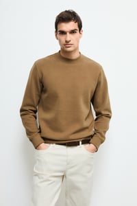 Lufian LOGAN Taba Erkek Sweatshirt 112030194