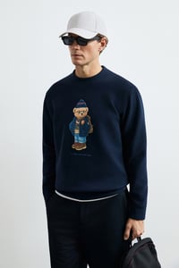 Lufian MILES Lacivert Erkek Sweatshirt 112030201