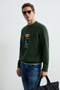 Lufian MILES Yeşil Erkek Sweatshirt 112030201