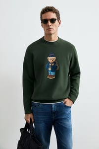 Lufian MILES Yeşil Erkek Sweatshirt 112030201