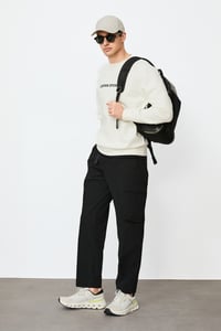 Lufian ROWAN Kırık Beyaz Erkek Sweatshirt 112030195
