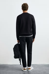 Lufian ROWAN Siyah Erkek Sweatshirt 112030195